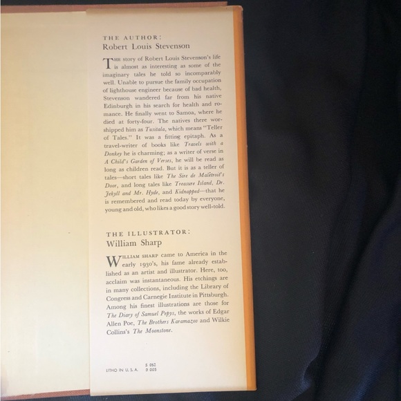Vintage Treasure Island Hardcover by Robert Louis Stevenson 1949 - USA - Picture 9 of 10